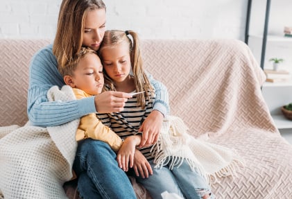 mum & sick kids-1 mum & sick kids-1